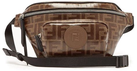 fendi ff jacquard belt bag